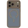 Tech-Protect MagPeak MagSafe CC dėklas iPhone 18 Pro Max / 17 Pro Max - matinis rusvai gelsvas