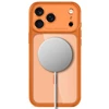Dėklas TECH-PROTECT MAGPEAK MagSafe CC iPhone 17 Pro Max / 18 Pro Max KOSMINĖ ORANŽINĖ/SKAIDRI
