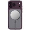 Dėklas TECH-PROTECT MAGPEAK MagSafe CC iPhone 17 Pro Max / 18 Pro Max MATINIS TAMSIAI VYŠNINIS