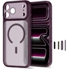 Tech-Protect MagPrime MagSafe CC dėklas, skirtas iPhone 18 Pro Max / 17 Pro Max – bordo spalvos