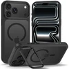 Tech-Protect MagStand MagSafe CC dėklas iPhone 18 Pro / 17 Pro - Matinis juodas