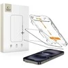 „Tech-Protect Quick Set+“ grūdinto stiklo 2 vnt. pakuotė, skirta „iPhone 15“ / „16“