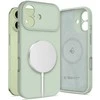 „Tech-Protect“ silikoninis „MagSafe“ dėklas, skirtas „iPhone 17“ – Žalias