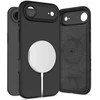 „Tech-Protect“ silikoninis „MagSafe“ dėklas, skirtas „iPhone 17 Air“ – Juodas