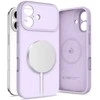 „Tech-Protect“ silikoninis „MagSafe“ dėklas, skirtas „iPhone 17“ – Violetinė