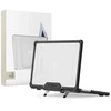 „Tech-Protect SmartShell Pro“ dėklas, skirtas „Macbook Pro 14 M1 / M2 / M3 / M4 / M5“ 2021–2025 m. – juodas ir skaidrus