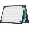 Dėklas Tech-Protect Velar Case for MacBook Air 15" 2023 / 2024 / 2025 / 2026 - Transparent Juodas