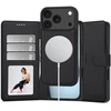 Tech-Protect Wallet MagSafe dėklas, skirtas iPhone 17 Pro / 18 Pro - matinė juoda