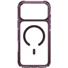 UNIQ Combat dėklas, skirtas iPhone 18 Pro Max / 17 Pro Max Magclick Charging, burgundinis