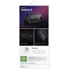 Dėklas UNIQ Hybrid Bytearmor skirtas Nintendo Switch 2 juodos spalvos
