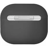 UNIQ dėklas Lino AirPods 4 Silicone ash pilkas