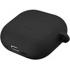 UNIQ dėklas Nexo AirPods 4 + Ear Hooks Silicone juodas