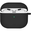 UNIQ dėklas Nexo AirPods 4 + Ear Hooks Silicone juodas