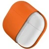 UNIQ dėklas Nexo AirPods 4 + Ear Hooks Silicone volt oranžinės spalvos