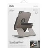 Dėklas UNIQ Rovus Snapmount Magnetic 360 besisukantis nuimamas, skirtas iPad Air 11″ (M2/M3) / iPad Air 10.9