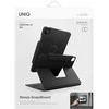 Dėklas UNIQ Rovus Snapmount Magnetic 360 Rotating Detachable skirtas Apple iPad Pro 13″ M4 (2024) juodos spalvos