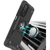 Wozinsky Ring Armor dėklas skirtas Mi Poco M4 Pro 5G / Redmi Note 11 5G (Kinija) / Redmi Note 11T 5G / Redmi Note 11S 5G, juodas
