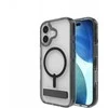ZAGG Santa Cruz Snap KS MagSafe dėklas su stovu, skirtas iPhone 17 – skaidrus ir juodas