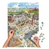 Czuczu Puzzle Miestas Krokuva, Šeimos dėlionė, 1000 detalių, spalvota