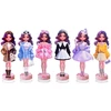 Jokomisiada FASHION DOLL x6 magnetic puzzle - magnetic doll clothes ZA 6607