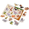 Dėlionė Jokomisiada JUNGLE wooden puzzle with handles - 11 pieces ZA6417