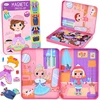 Dėlionė Jokomisiada Magnetic puzzle "Dress up the dolls" many possibilities 51pcs ZA6480