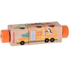 Dėlionė Jokomisiada Rotating wooden puzzle 4 VEHICLES for assembling pictures ZA6241