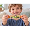 Dėlionė Jokomisiada Rotating wooden puzzle 4 VEHICLES for assembling pictures ZA6241