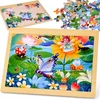 Dėlionė Jokomisiada Wooden puzzle NUSALKA and INSECTS puzzle 40 pieces ZA6570
