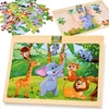 Dėlionė Jokomisiada Wooden puzzle WILD ANIMALS jigsaw puzzle 40 pieces ZA6571