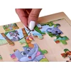 Dėlionė Jokomisiada Wooden puzzle WILD ANIMALS jigsaw puzzle 40 pieces ZA6571