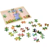 Dėlionė Jokomisiada Wooden puzzle WILD ANIMALS jigsaw puzzle 40 pieces ZA6571