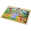 Dėlionė Jokomisiada Wooden puzzle WILD ANIMALS jigsaw puzzle 40 pieces ZA6571