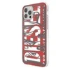 Diesel Snap Dėklas skaidrus AOP Apple iPhone 12 Pro Max raudona-pilka red-pilkas 42568
