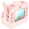 Skaitmeninė vaikų kamera su spausdintuvu Hoco 1MP 2,0" HD Ready DV200 rožinė