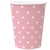 Vienkartiniai puodeliai PAW Rožinė Dots, 250 ml, 8 vnt.
