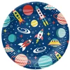 Vienkartinės lėkštės PAW Space, Ø 23 cm, 8 vnt.