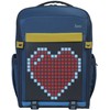 Divoom Pixoo Backpack S Premium Laikapstākļu izturīga mugursoma ar Led Pixel Art Displeju & App vadību Zila