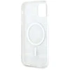 DKNY DKHMN61HCPTSE Apple iPhone 11 Xr 6.1 inch beige kietas dėklas IML Checkered Mono Pattern & Printed Strip
