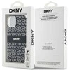 Apple iPhone 15 Plus / 14 Plus DKNY dėklas IML Mono & Stripe MagSafe (DKHMP15MHRHSEK) juodos spalvos