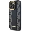 Apple iPhone 13 Pro DKNY Hardcase Leather Checkered Mono Pattern MagSafe (DKHMP13LPCPVSLK) dėklas telefonui juodos spalvos