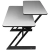 DNA Professional SD3 - Study desk with keyboard shelf, 91.4 cm (juodas and pilkas)