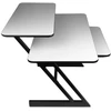 DNA Professional SD3 - Study desk with keyboard shelf, 91.4 cm (juodas and pilkas)
