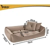 Dog/cat bed 70x50cm Purlov