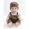 None Nežinomas Lėlė – kūdikis su priedais Pure baby 706629W, 25 cm