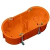 Montavimo dėžutė dvivietė Pawbol A.0010P, 68 x 46 mm