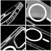 OEM dėklas, skirtas iPhone 13 MINI, „Drop Glue“ spalvotas žiedinis Mag dangtelis, suderinamas su „MagSafe“ baltais