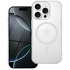 OEM dėklas, skirtas „iPhone 14 PRO“ „Drop Glue“ spalvotas žiedinis Mag dangtelis, suderinamas su „MagSafe“ baltais