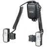 Dvigubos galvutės makro blykstė GODOX MF-T76, skirta Nikon