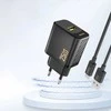 Dudao A27S 25W GaN USB-A įkroviklis – baltos spalvos